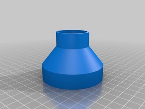 my customized planer-to-shop-vac adapter parts 3d print model - Mito3D