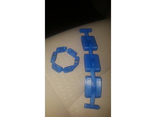 chain bracelet bracelets openscad 3D print model - Mito3D