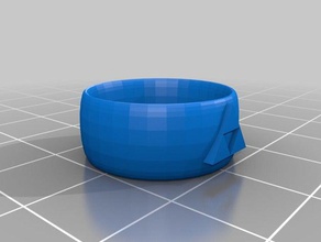 triforce anillo size7 la joyería de nintendo zelda 3d print model - Mito3D