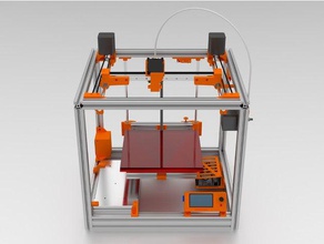 fusebox2 fusebox2r corexy 3d printers 2020 printer extrusion fusebox mgn12 misumi rail 3d print model - Mito3D