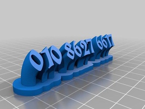father law office customized 3d print model - Mito3D