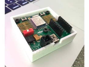 flexible nodemcu esp8266 programmer case screws electronics 3d print model - Mito3D
