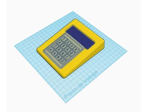 2004 lcd keypad rfid-Gehäuse 10 abgewinkelt 3d-drucken Gehäuse Tastatur rfid rfid-Leser 3d print model - Mito3D
