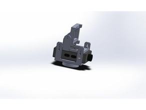 pan gimbal runcam mobius mini camera fpv mount 3d print model - Mito3D