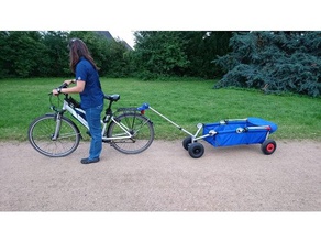 ulfbo - fahrradkupplung f r handwagen outdoor & garden 3d print model - Mito3D
