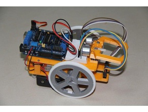autonome mobile mechanische Spielzeuge 3d print model - Mito3D