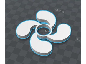 hand spinner croix basque toys & games 3d print model - Mito3D