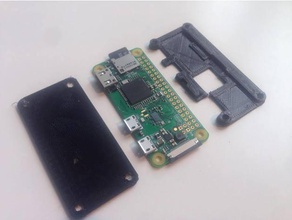 raspberry pi cero inalámbrica mínimo caso diy w rpi 3d print model - Mito3D