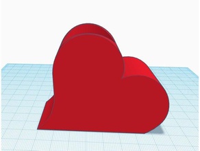 love planter decor heart pot red succulent 3d print model - Mito3D