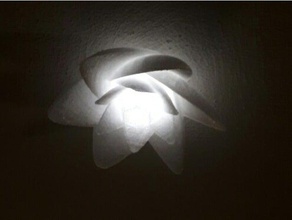 lotus lamba kapağı tarzı ev abajur 3d print model - Mito3D