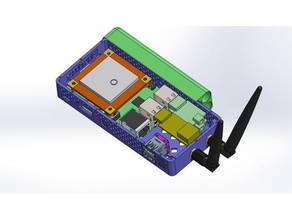 stratux aio cas de l'électronique 3d print model - Mito3D