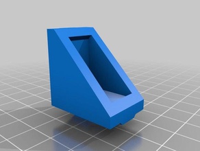 2020 corner angle bracket w nut stop extrusion building openbuilds 3d print model - Mito3D
