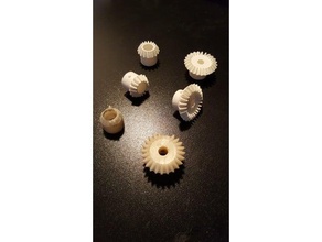 conical gears 3d printing 3d print model - Mito3D