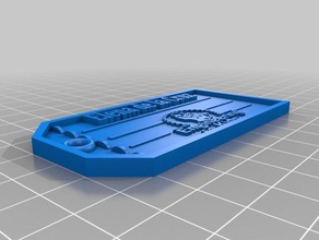 llavero 3d efk A impressão 3d print model - Mito3D