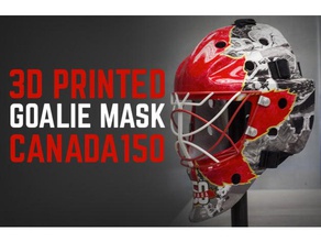 hockey goalie mask sport & outdoors 3d printing costume ice pla sports stratasys 3d print model - Mito3D