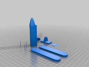 bi-plano peças A impressão 3d 3d print model - Mito3D