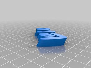 my customized iamburny's text - leelou keyring keyfob organization 3d print model - Mito3D