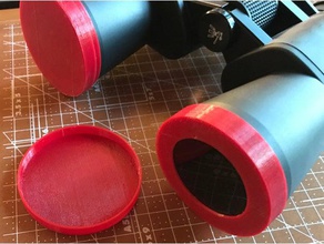 parametric solar filter binoculars physics & astronomy 3d print model - Mito3D