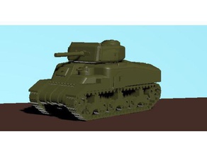 ram tank mk1 15mm toys & games 3d print model - Mito3D