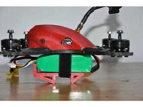 pil tepsi r c araçlar tutucu drone drones yarış lipo uzay bir 220x 3d print model - Mito3D