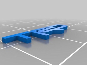 trd logo automotive 3d print model - Mito3D