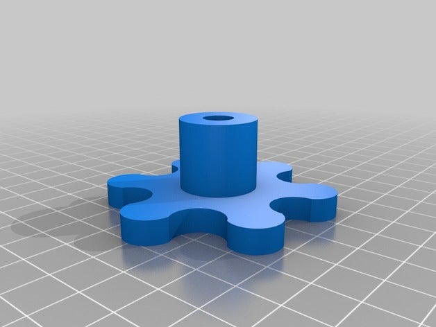 akbar botão personalizado Impressoras 3d 3D print model - Mito3D