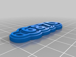 customized vex team keychain keychains 3d print model - Mito3D