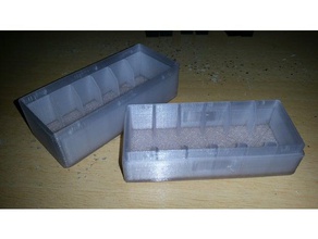 sjcam battery case 6 4 2 batteries parts 3d print model - Mito3D