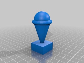ice cream 3d printing 3d print model - Mito3D