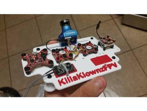killaklownzfpv banc d'essai - fc vtx osd cam rx outils 16mm 20mm 30,5 mm les drones le mont fortini fpv racing furiousfpv kombini pikof4 test 3d print model - Mito3D