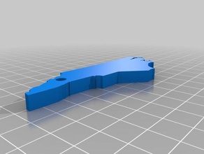 nc-chave da cadeia de mod1 A impressão 3d 3d print model - Mito3D