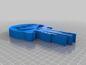 marine punisher art 3d print model - Mito3D