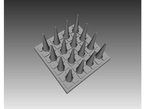 spike trap - miniature terrain toys & games dragons dungeons frostgrave wargame warhammer 3d print model - Mito3D
