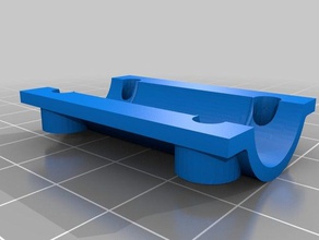 lm8uu bearing holder grabber i3 3d printer parts bed graber pillow block 3d print model - Mito3D