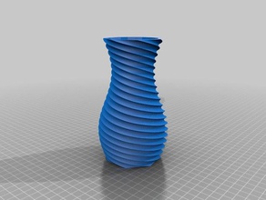 meine angepasste Spirale vase Dekor kundengebundene 3d print model - Mito3D