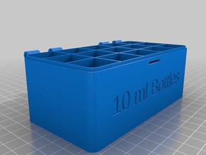10 ml şişe kutusu organizasyon özelleştirilmiş 3d print model - Mito3D