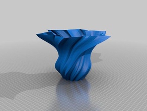 lotus vase Anpassung Vasen über den polar-Graphen Skulpturen kundengebundene 3d print model - Mito3D