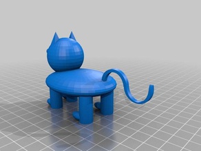 kedi 3d baskı 3d print model - Mito3D