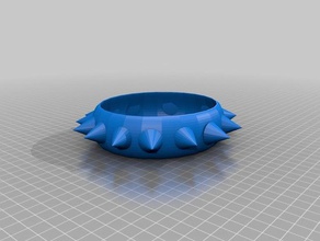 spike anneau de bracelet L'impression 3d 3d print model - Mito3D