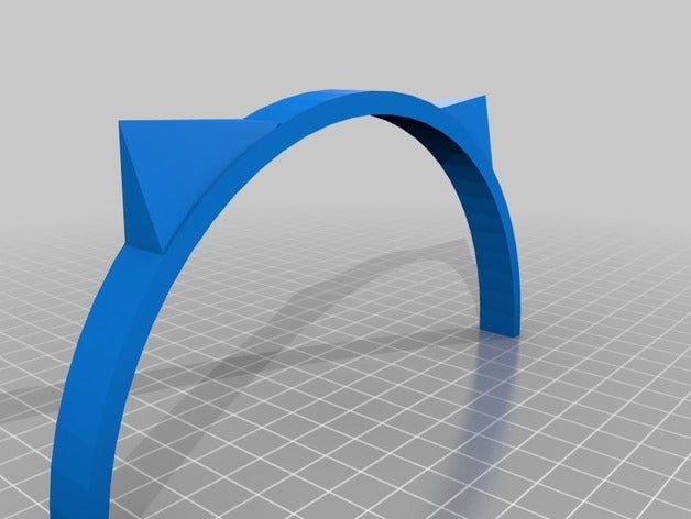 cat ears headband 3d printing 3D print model - Mito3D