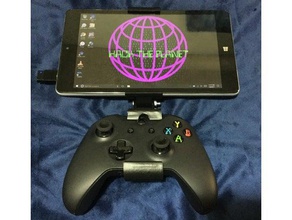 xbox one controller tablet mount 3d print model - Mito3D