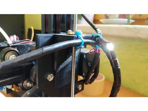 tronxy x1 z-carriage 3d printer parts extruder motor upgrade 3d print model - Mito3D
