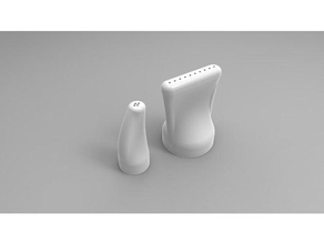 modern salt shakers containers condiments food kitchen shaker table utensils 3d print model - Mito3D