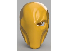deathstroke maskesi arkham geri parça kökenleri sahne batman dc comics maske 3d print model - Mito3D