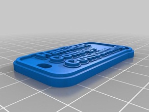 hamilton college consulting keychains customized 3d print model - Mito3D