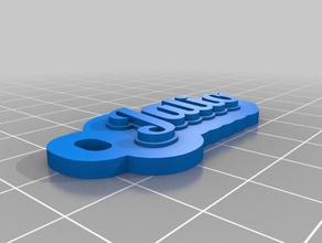 julio Anahtarlık özelleştirilmiş 3d print model - Mito3D
