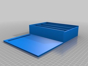 pintar caixa de curto recipientes personalizado 3d print model - Mito3D