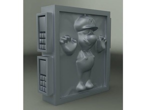 tesisatçı donmuş carbonite heykeller mario star wars video oyunu 3d print model - Mito3D