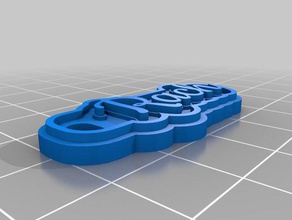 rach keychains customized 3d print model - Mito3D