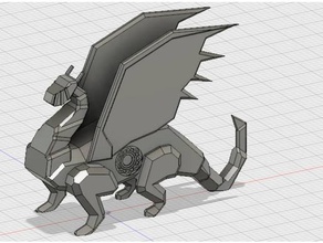 drako sculptures 3d print model - Mito3D